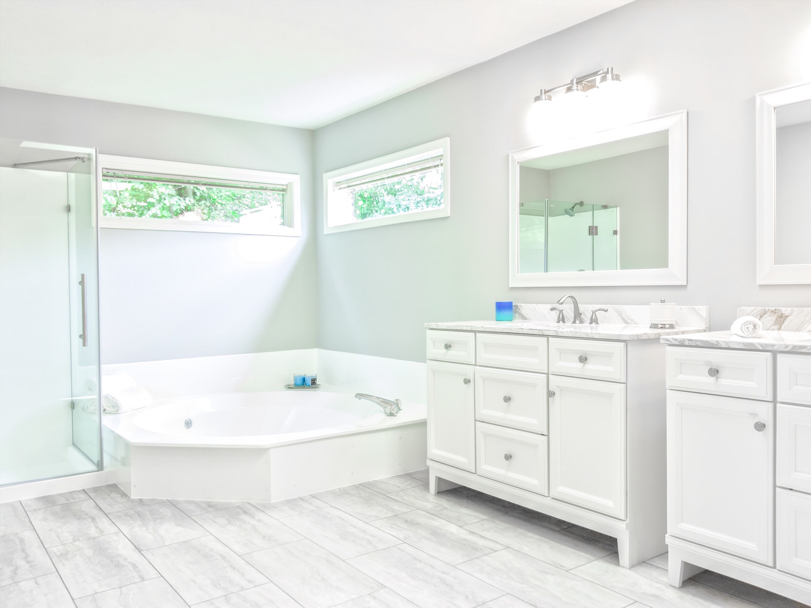 A nice bathroom